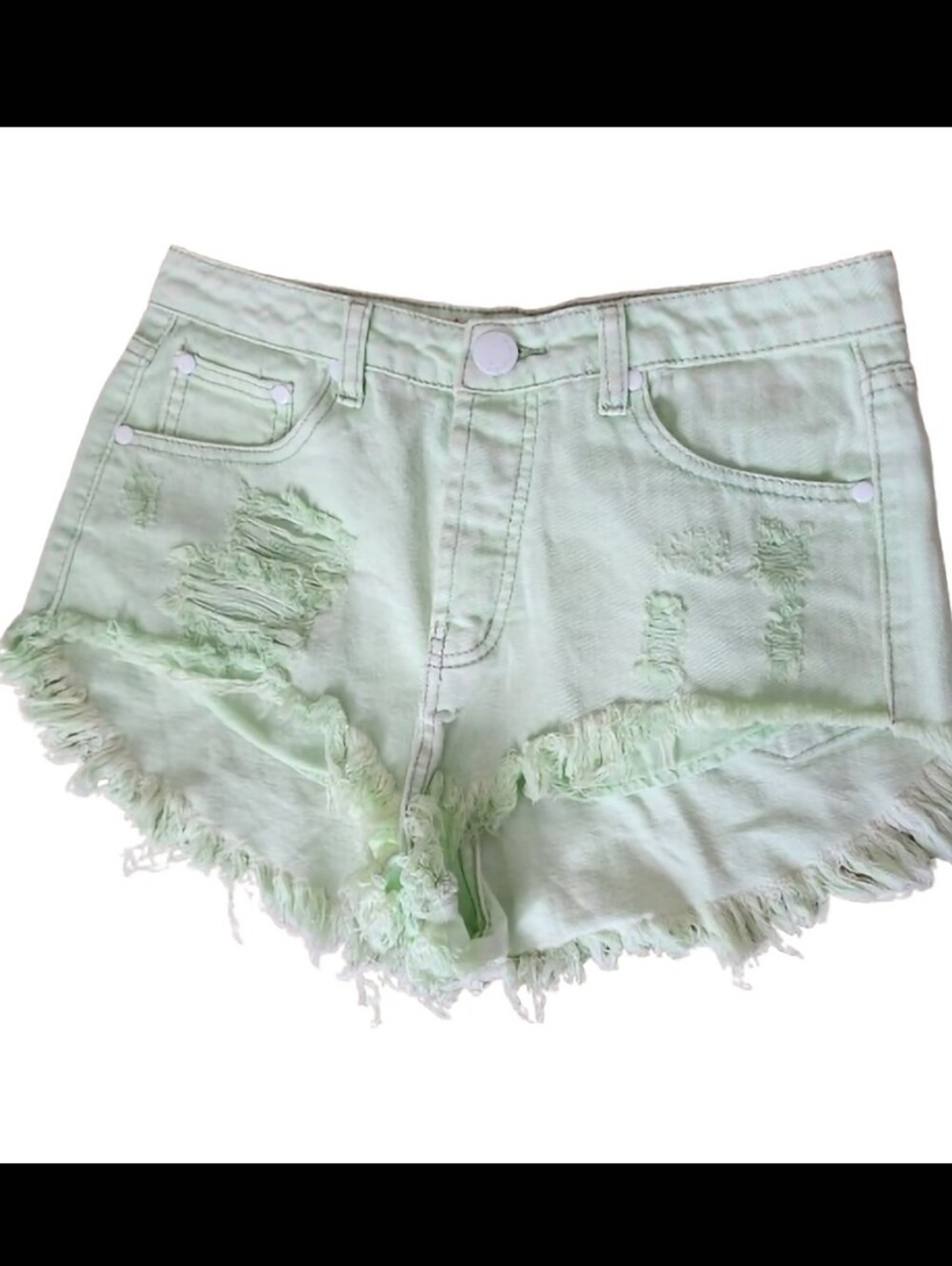Signature 8 Pastel Lime Short Shorts